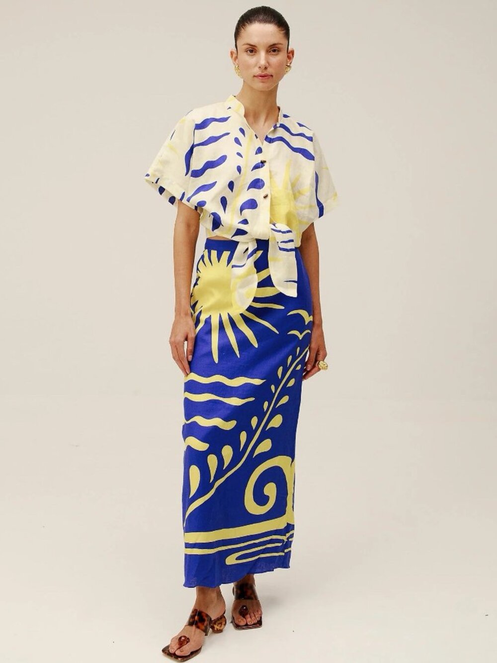 Cala de la Cruz Leroy Top and Magda Skirt Set